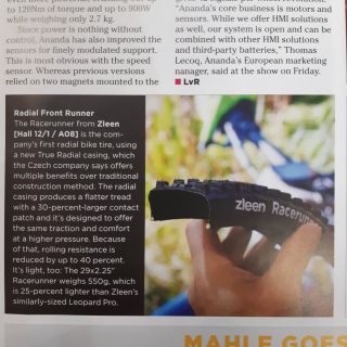They wrote about us...again😊 Looks like our new radial tire becomes a star 🥳 www.Showdaily.net #Eurobike2025...